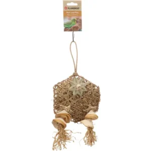 Alternative view of Flamingo Luz Parakeet Bird Toy, Brown