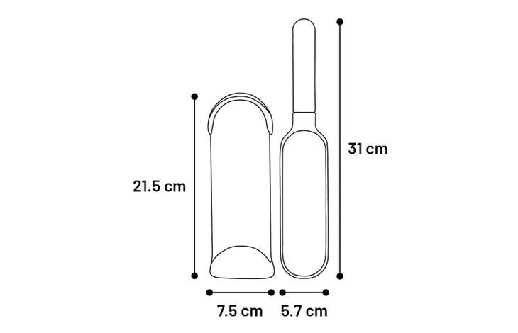 Flamingo Fura Hair Remover, White with Grey - Image 4