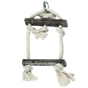 Flamingo Swing Parrot Toy, Brown