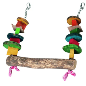 Flamingo Swing Mix Parrot Toy