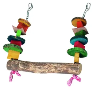 Flamingo Swing Mix Parrot Toy