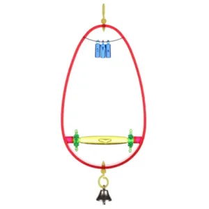 Flamingo Delta Swing Bird Toy, Red