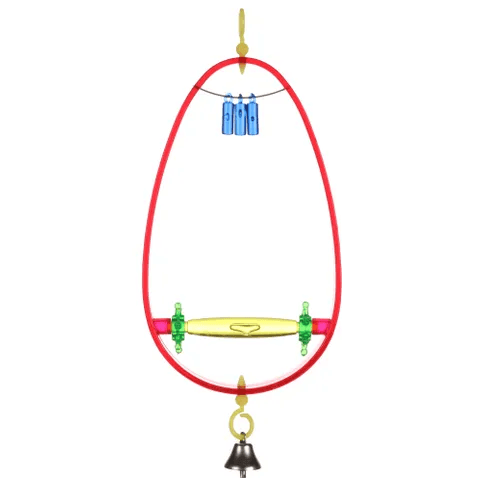 Flamingo Delta Swing Bird Toy, Red