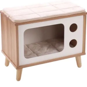 Flamingo Fino Scratching Furniture, White and Brown
