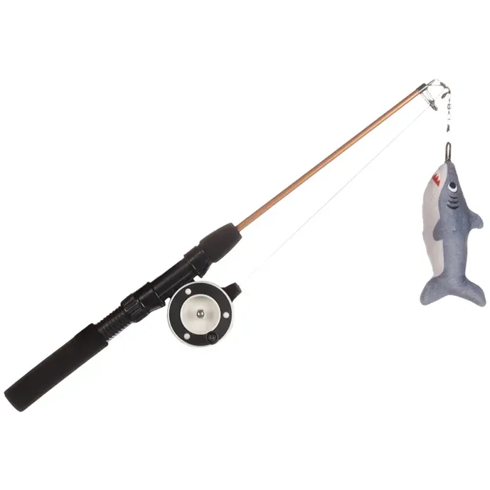 Flamingo Rodney Toy Dangler with Shark