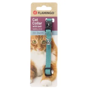 Flamingo Elfi Teal Cat Collar