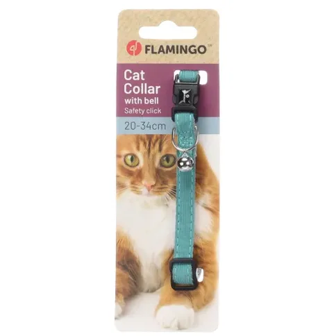 Flamingo Elfi Teal Cat Collar