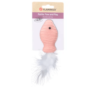 Alternative view of Flamingo Poppy Fish Cat Toy, Pink