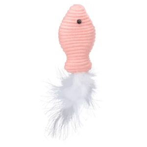 Flamingo Poppy Fish Cat Toy, Pink