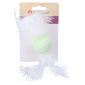 Alternative view of Flamingo Poppy Ball Cat Toy, Green
