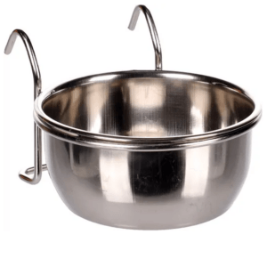 Flamingo Avaro Round Silver Drinking and Feeding Bowl