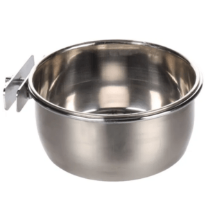 Flamingo Avaro Round Silver Feeding and drinking bowl