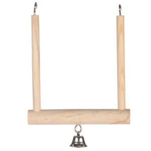 Flamingo Wooden Swing Bird Toy