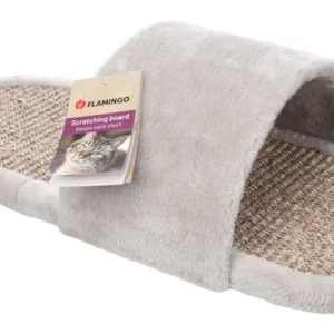Alternative view of Flamingo Cleo Slipper Scratching Board, Grey