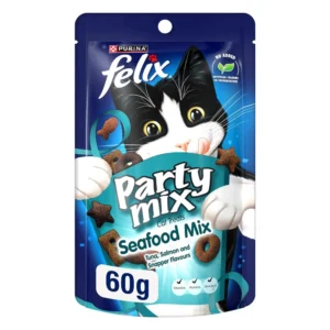 طعام القطط الرطب Felix Party Mix خليط المأكولات البحرية، 60 جرام