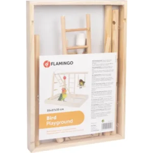 Alternative view of Flamingo Playground Bird Toy, Light Brown