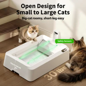 Alternative view of PetKit Purobot Crystal Duo Automatic Cat Litter Box with Camera