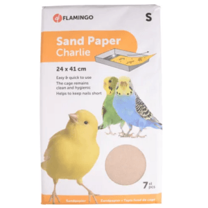 Flamingo Charlie Sand Paper, For birds