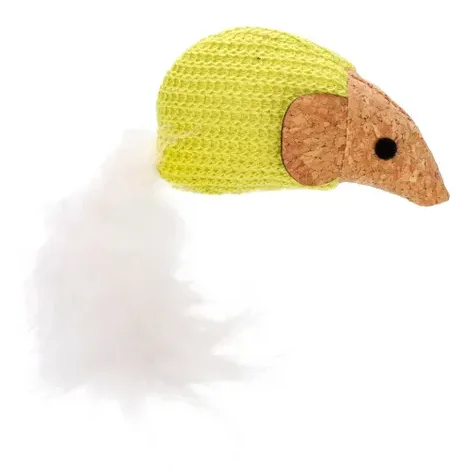 Flamingo Lemmo Mouse Cat toy, Green