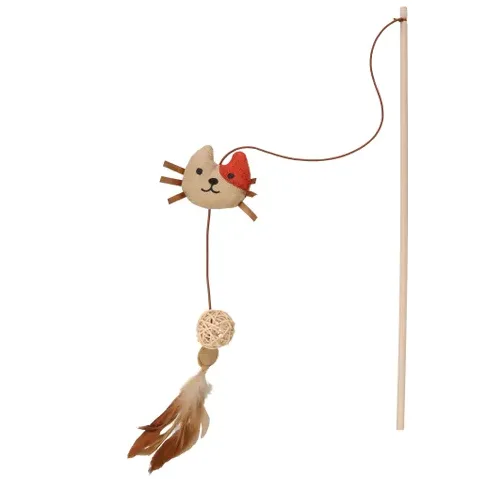 Flamingo Robla Dangler with Ball and Catnip, Cat Toy