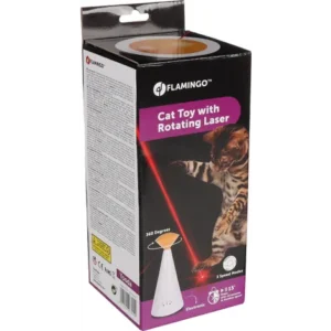 Alternative view of Flamingo Yooda Electronic Laser Cat Toy, White