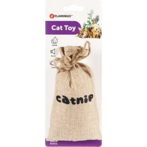 Alternative view of Flamingo Mola Bag Cat Toy, Beige