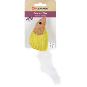 Alternative view of Flamingo Lemmo Mouse Cat toy, Green