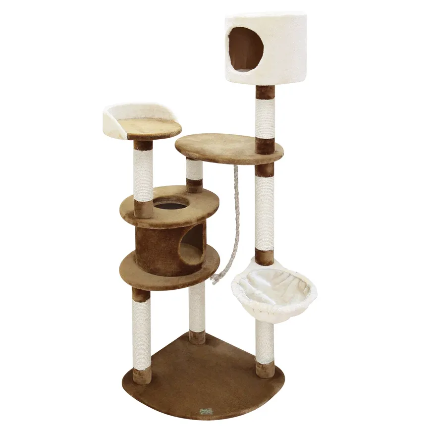 Fauna Tiago Cat Tree, Beige/Brown