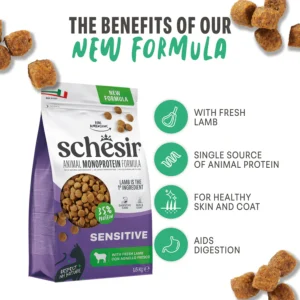 Alternative view of Schesir Monoprotein Sensitive with Fresh Fish Dry Cat Food