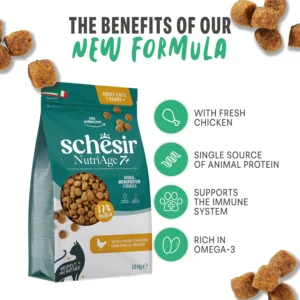 Alternative view of Schesir Monoprotein Senior with Fresh Chicken Dry Cat Food