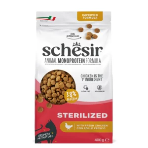 Schesir Monoprotein Sterilized with Fresh Chicken Dry Cat Food