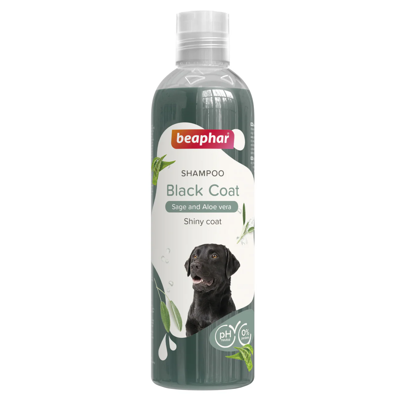 Beaphar Shampoo, Black Coat with Sage & Aloe Vera, for Dogs, 250ml