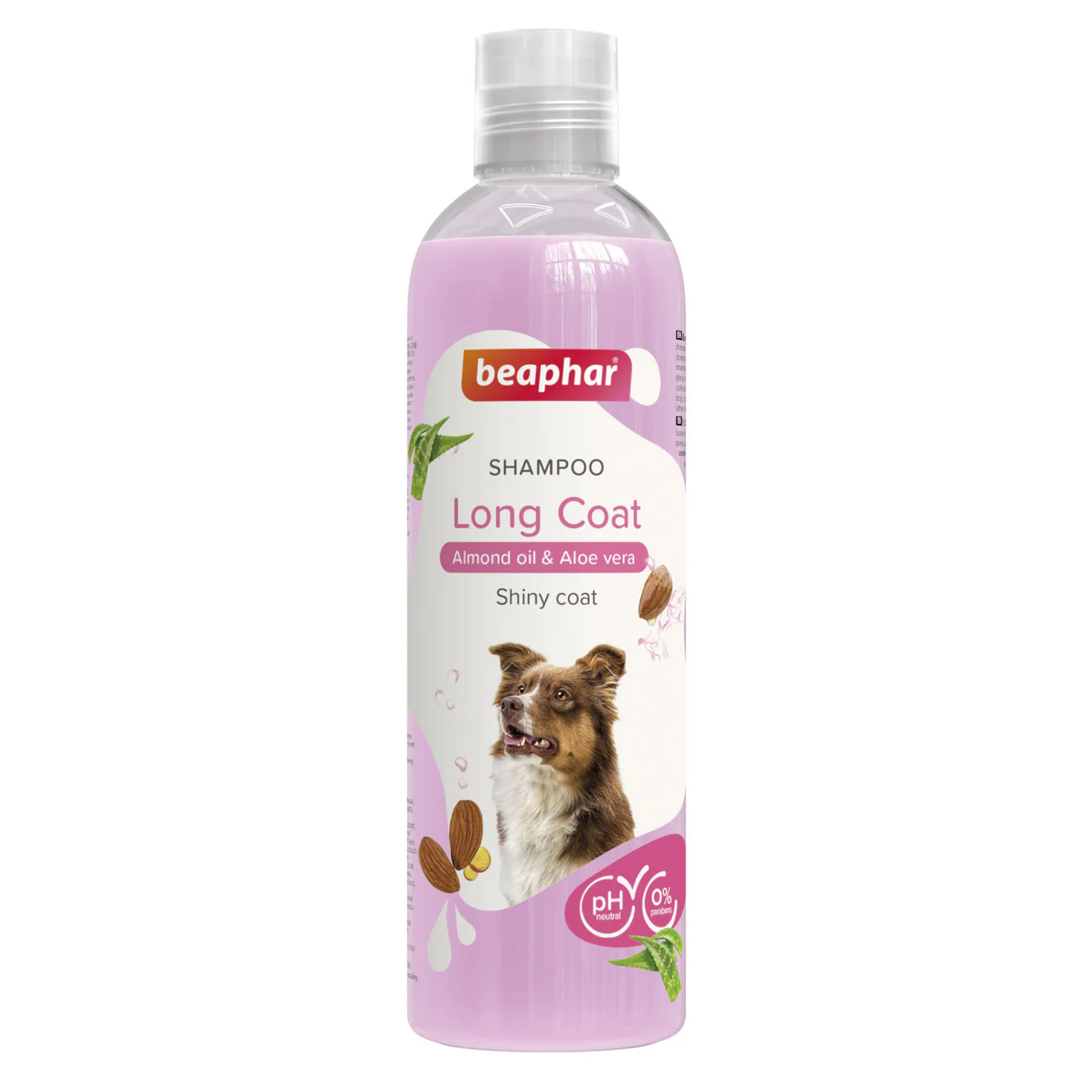 Beaphar Shampoo, Long Coat with Almond Oil & Aloe Vera, for Dogs, 250ml