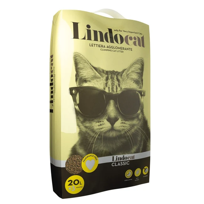 LindoCat Bentonite Classic Fragrance-free 20 L