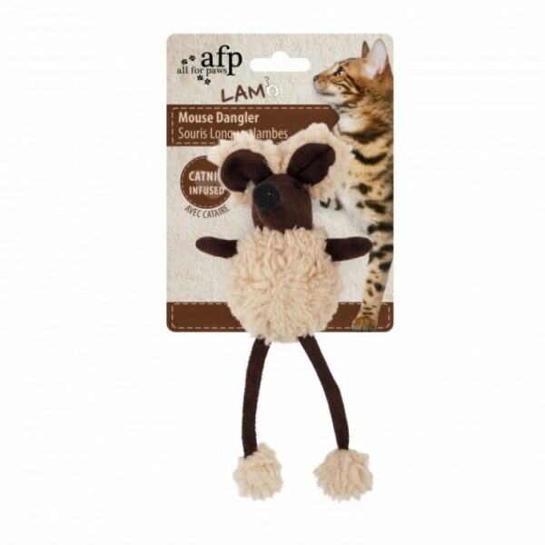 AFP Lambswool Mouse Dangler - Brown