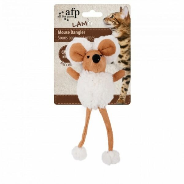 AFP Lambswool Mouse Dangler - Tan