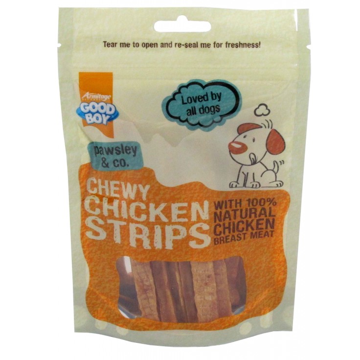 Chewy Chicken Strips 100G Smart Pet Kuwait