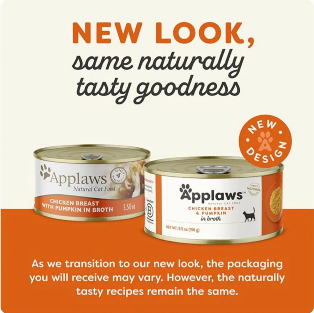 Applaws Chicken Breast with Pumpkin Wet Cat Food, 70 g - Image 3