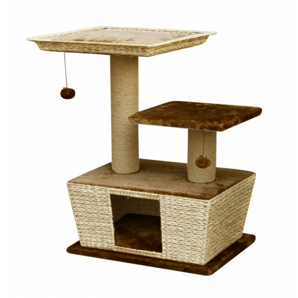 Villa Cat Play Lounge - Light Brown