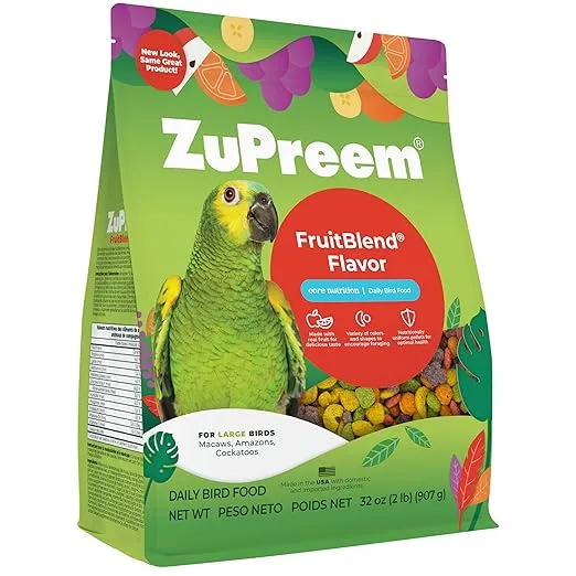 Zupreem FruitBlend Flavor Large Parrot Food