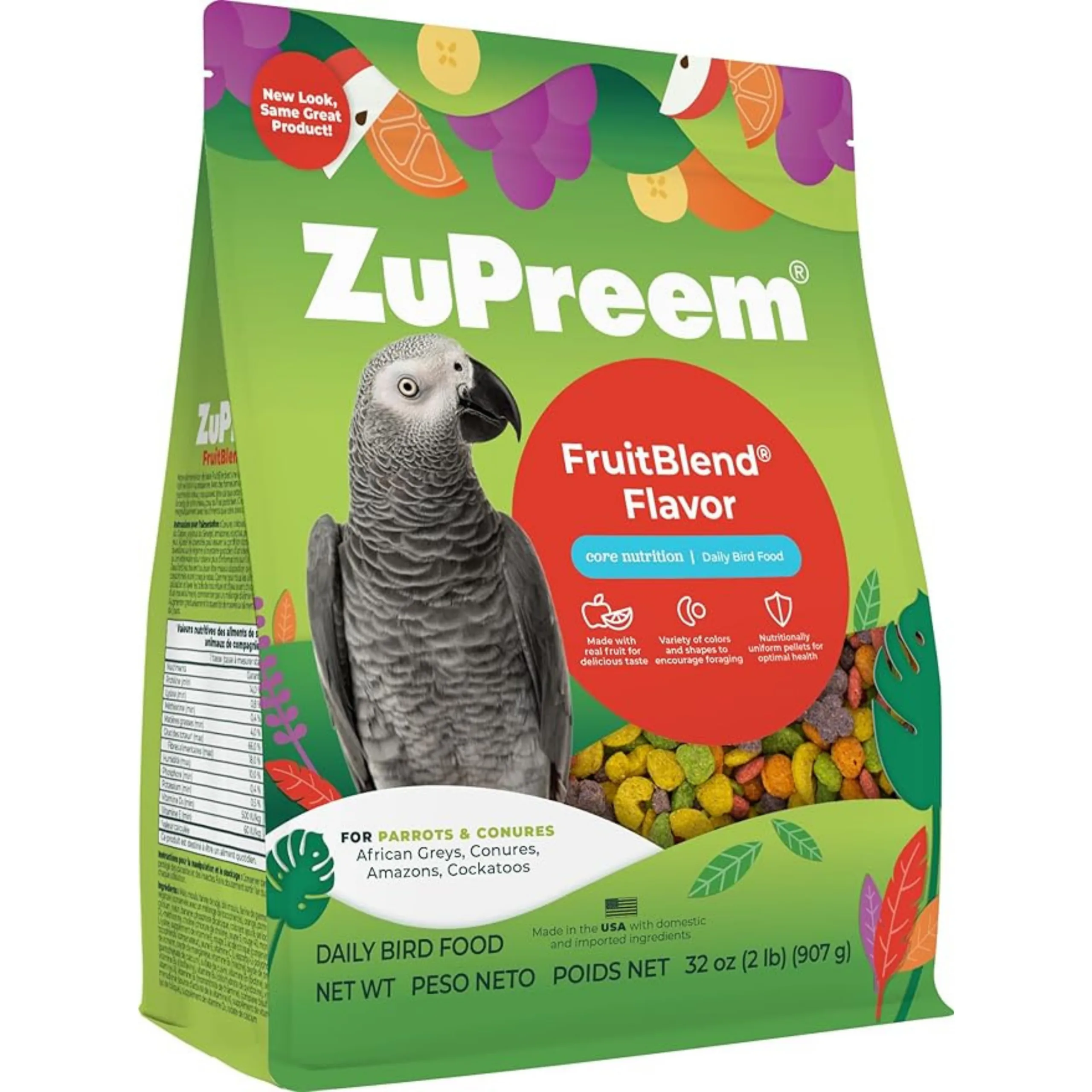 Zupreem FruitBlend Parrots & Conures