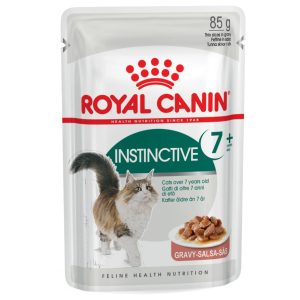 Royal Canin Instinctive (7+) Thin Slices in Gravy Wet Cat Food, 85 g
