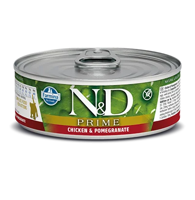 Farmina N&D Cat Prime Chicken & Pomegranate Wet Kitten Food, 80 g