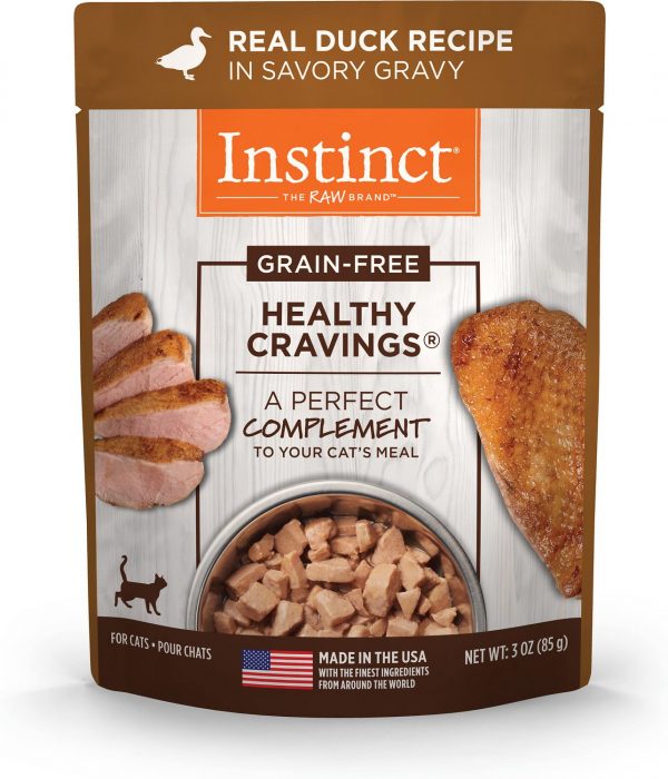 Instinct Healthy Cravings Grain-Free Real Duck Recipe Wet Cat Food, 85 g