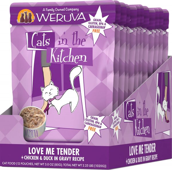 Weruva Cats in the Kitchen Love Me Tender Chicken & Duck Recipe Wet Cat Food, 85 g - Image 6