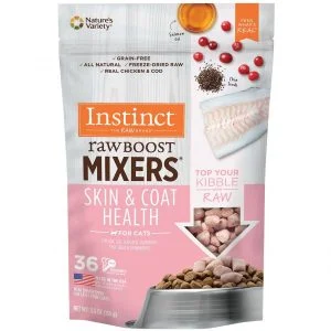 Instinct Raw Boost Mixers Skin & Coat Health Freeze-Dried Cat Food Topper