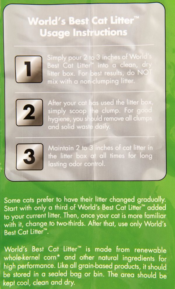 World's Best Unscented Clumping Corn Cat Litter - Image 4