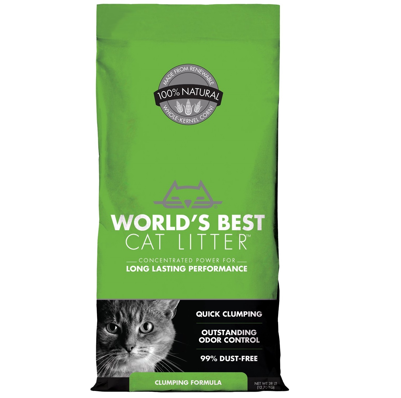 World's Best Unscented Clumping Corn Cat Litter Smart Pet Kuwait
