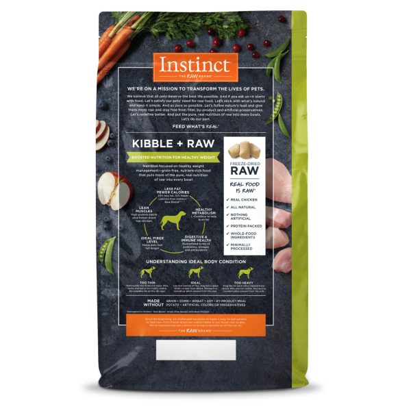 Instinct Raw Boost Real Chicken for Healthy Weight Dry Dog Food - Image 7