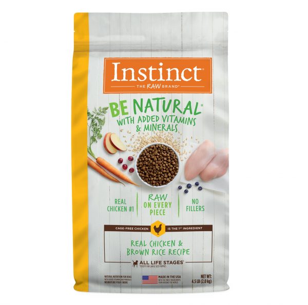 Instinct Be Natural Real Chicken & Brown Rice Recipe